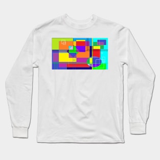 Rainbow Geo Long Sleeve T-Shirt